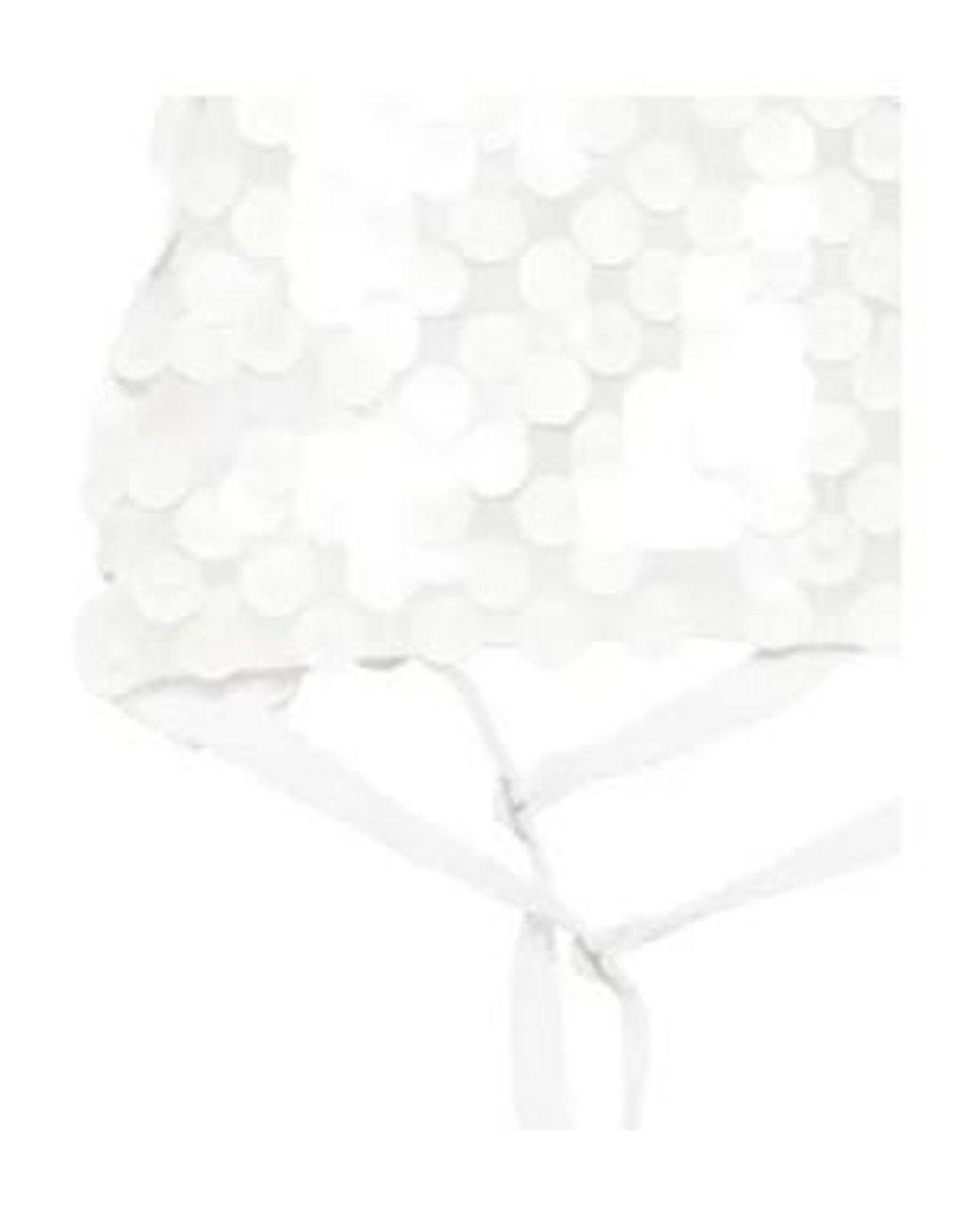 P.A.R.O.S.H. White Sequined Halter Top