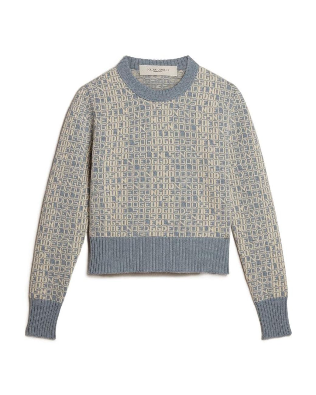 Golden Goose Deluxe Brand Gray Crewneck Long-Sleeved Jumper
