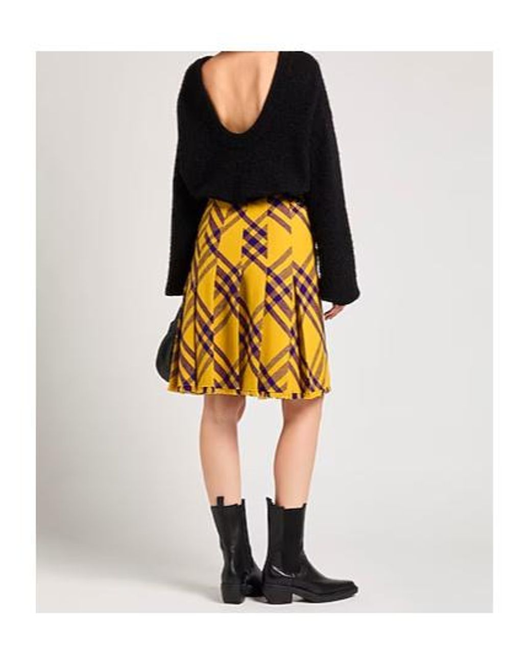 Burberry Yellow Mini Skirts