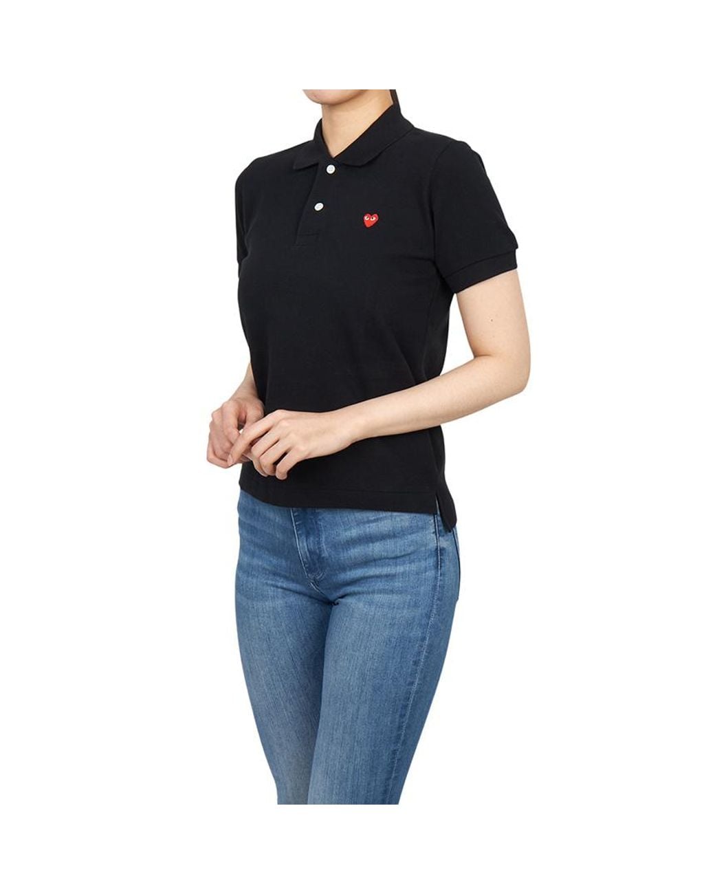 Comme des Garçons Black Short-Sleeved Polo Shirt