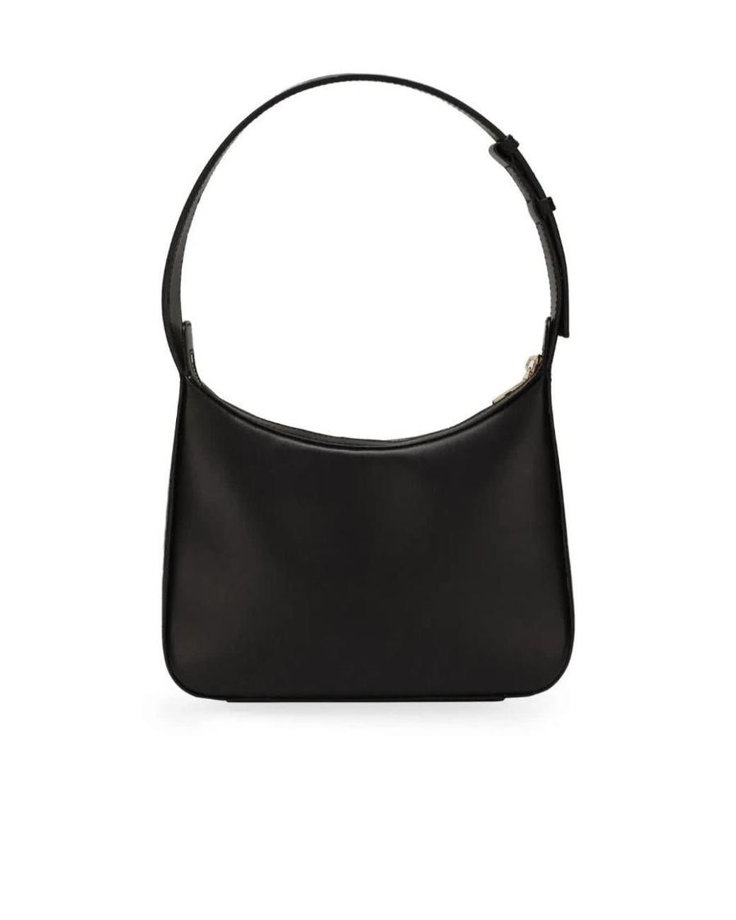 Dolce & Gabbana Black Logo Plaque Shoulder Bag