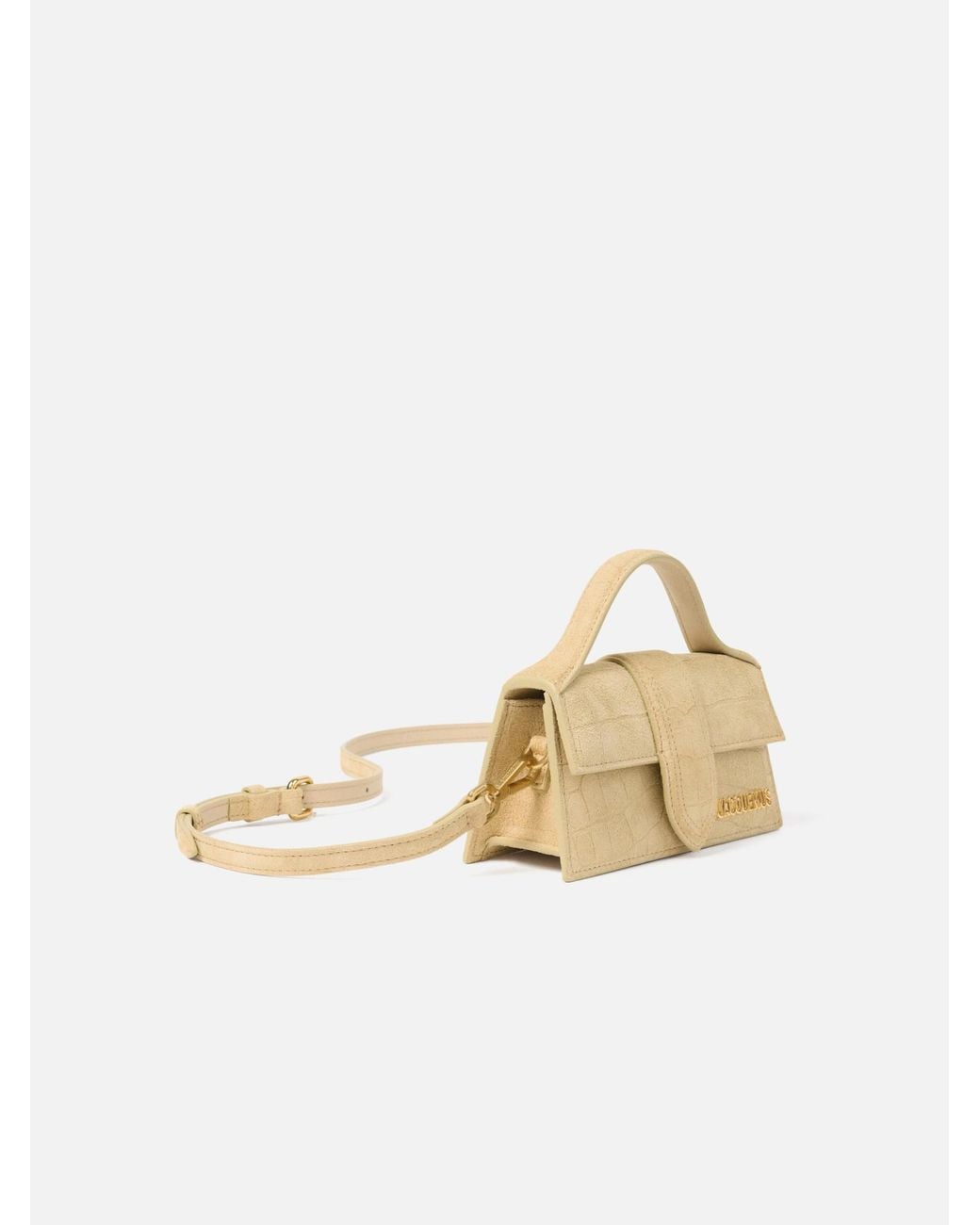 Jacquemus Metallic The Bambino Small Flap Bag