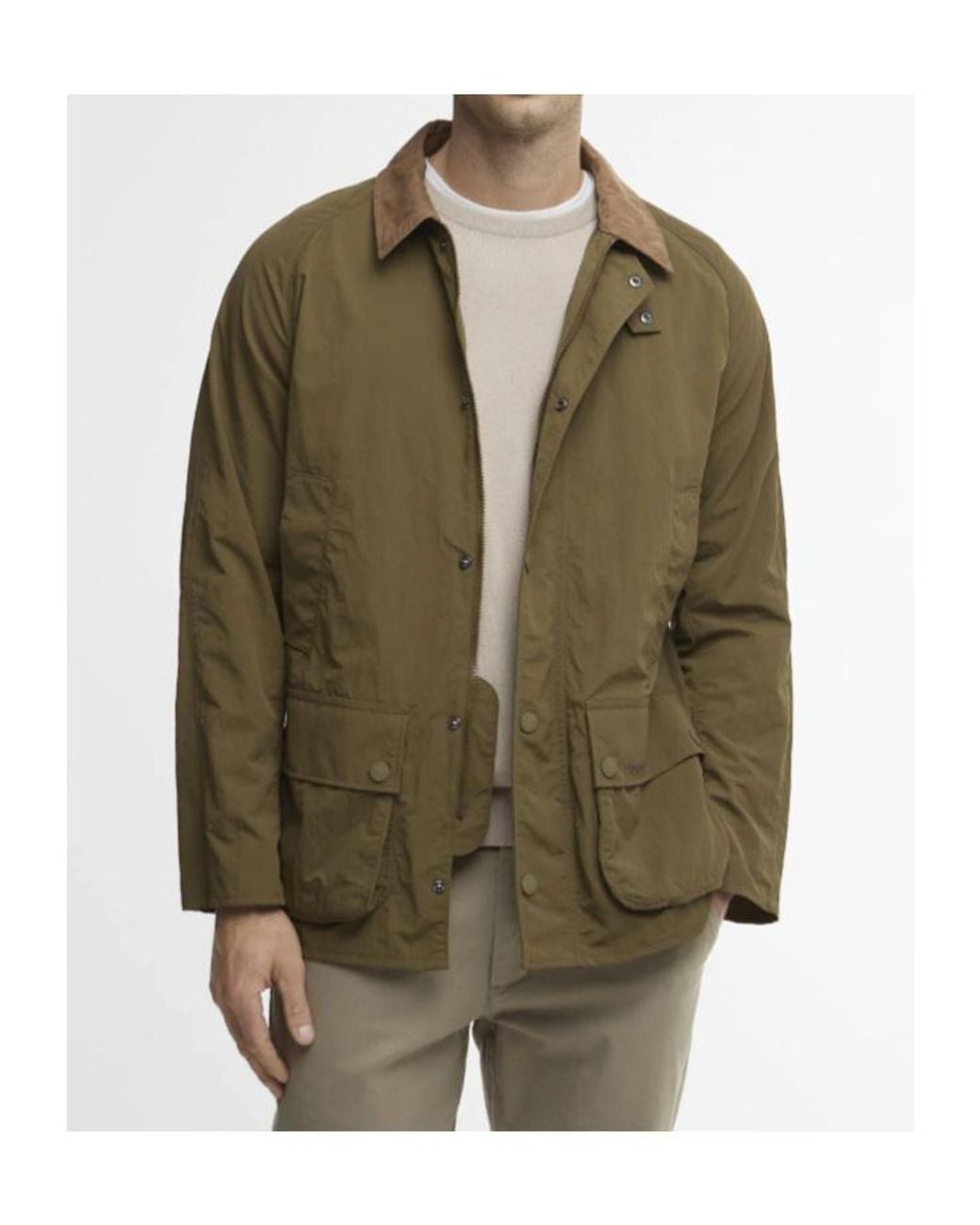 Barbour Green Ashby Showerproof Jacket for men