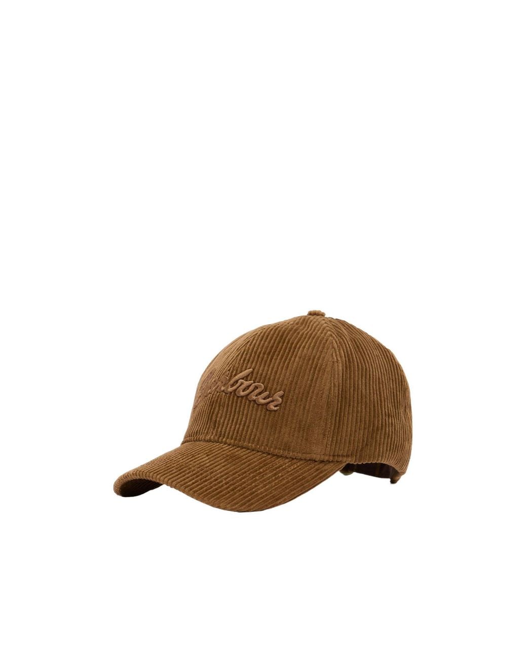 Barbour Brown Corduroy Baseball Cap