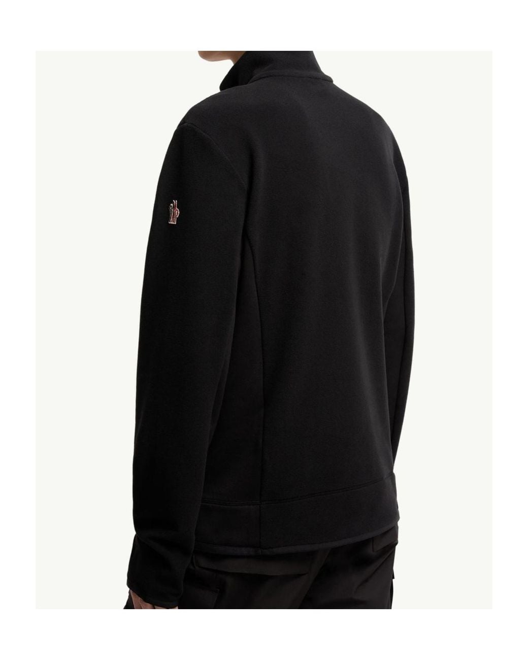 Moncler Blue Half-Zip Turtleneck for men
