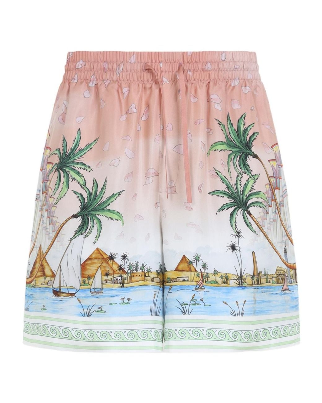 Casablanca Multicolor Ethereal Printed Shorts for men