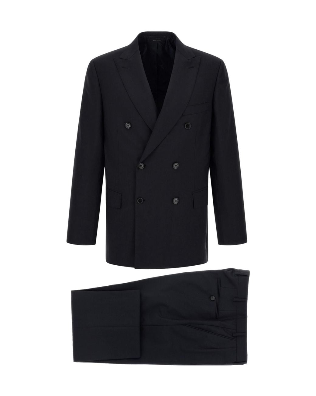 Brioni Blue Double-Breasted Suits for men