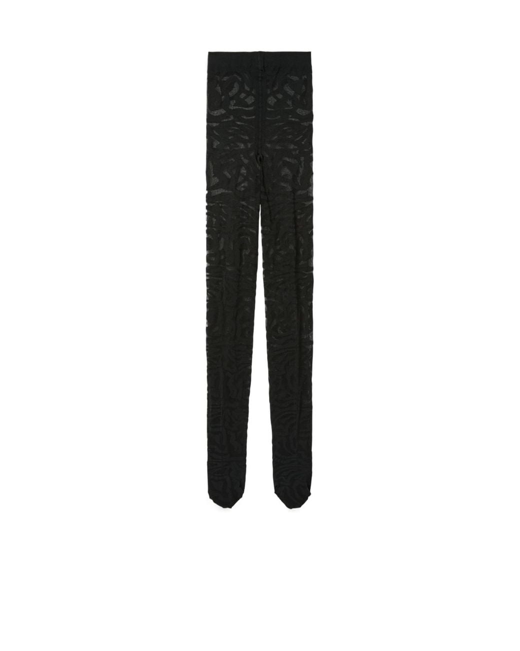 Emilio Pucci Black Jacquard Tights