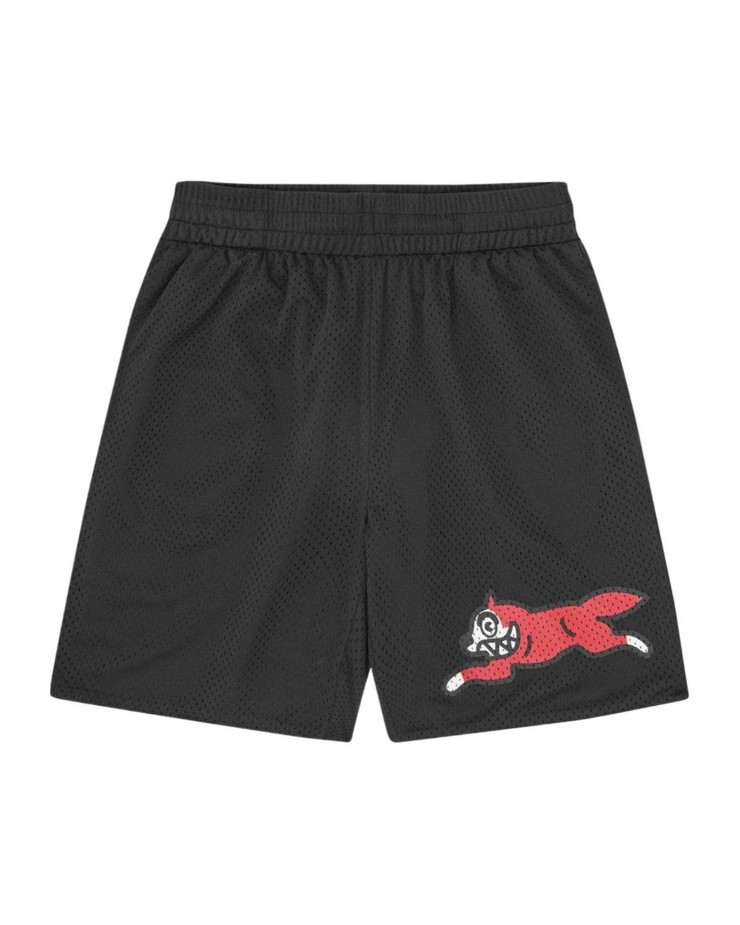 ICECREAM Gray Loose-Fitting Athletic Shorts for men
