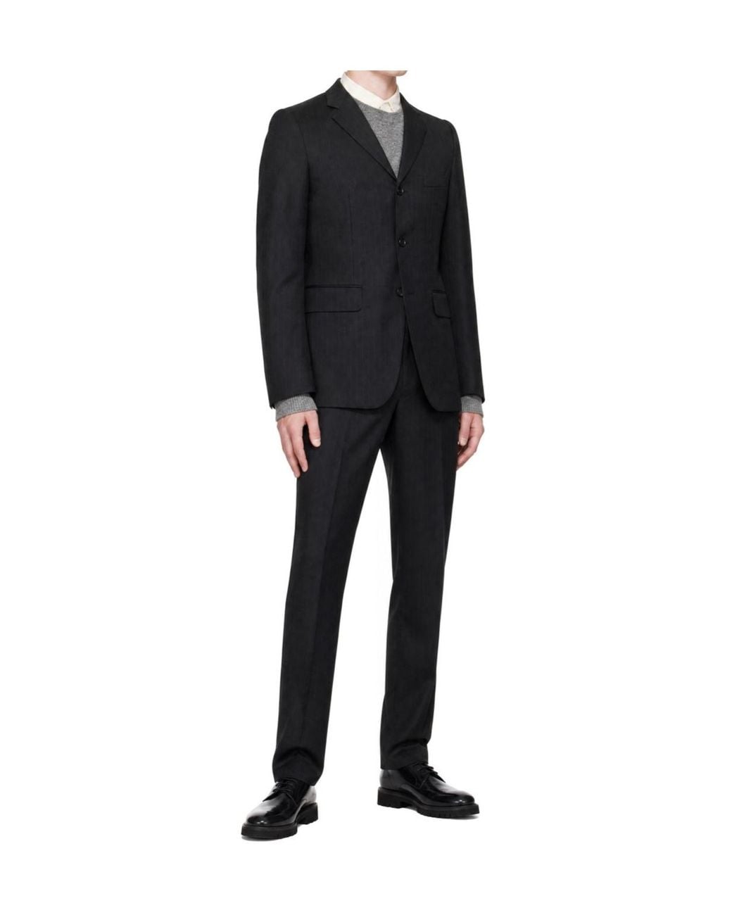 Comme des Garçons Black Long-Sleeve Jacket for men