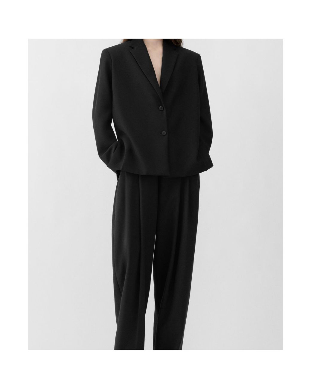 Jacquemus Black Single-Breasted Wool Blazer