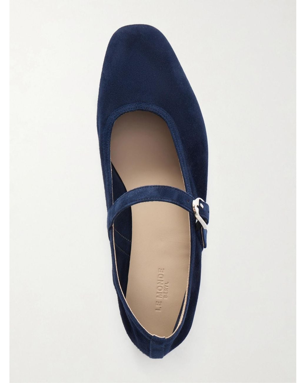 Le Monde Beryl Blue Simple Loafers
