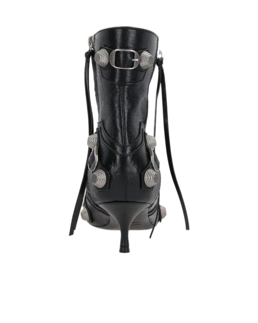 Balenciaga Black Cagole Pointed Toe Ankle Boots