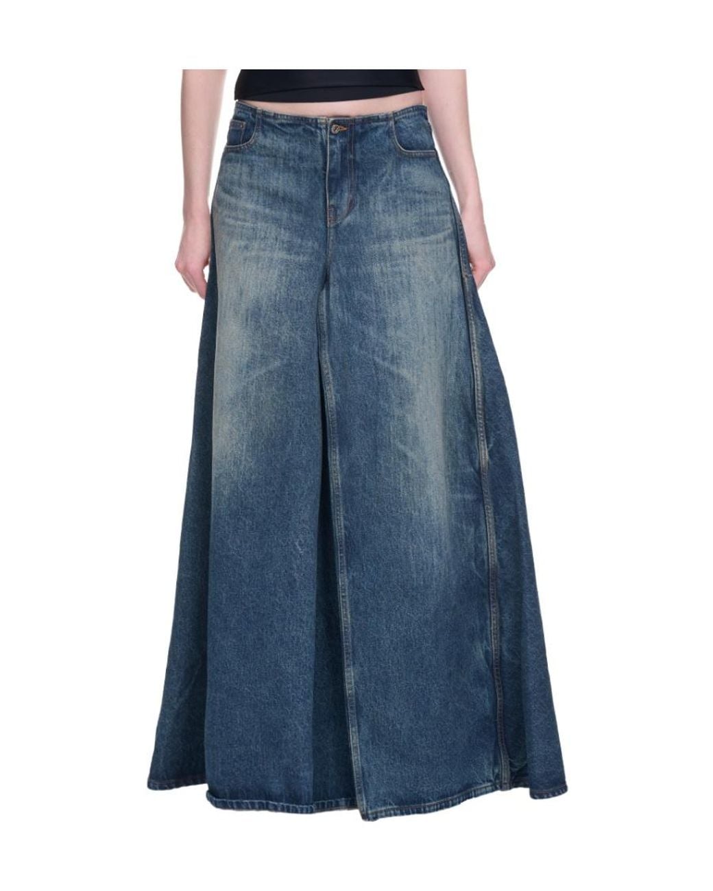 Y. Project Blue Denim Skirt