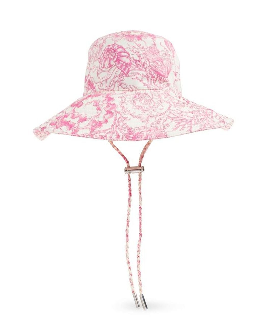 Versace Pink Medusa Head Printed Bucket Hat