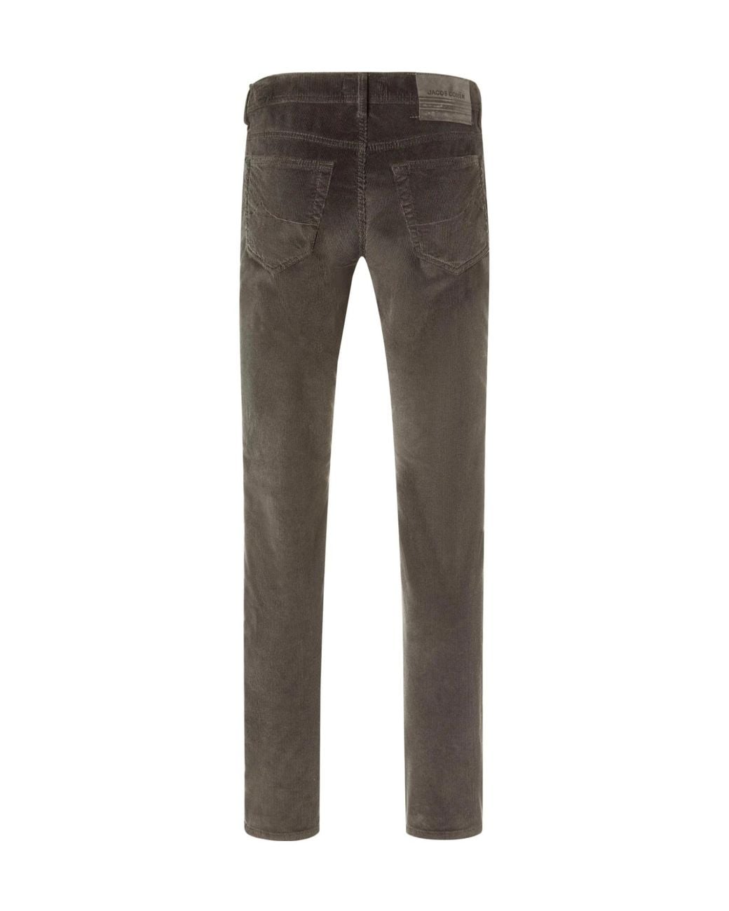 Jacob Cohen Gray Straight Leg Corduroy Jeans for men