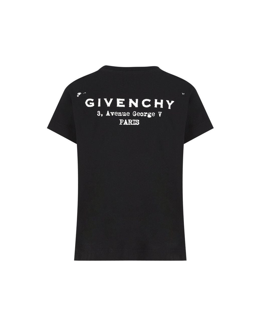 Givenchy Black Logo Printed Crewneck T-Shirt
