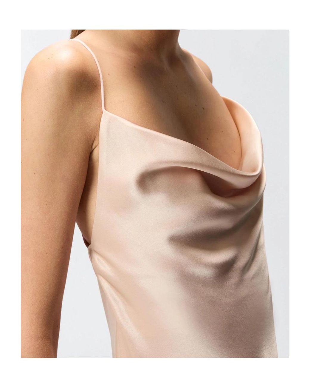 Pinko Pink Camisole Strap Dress