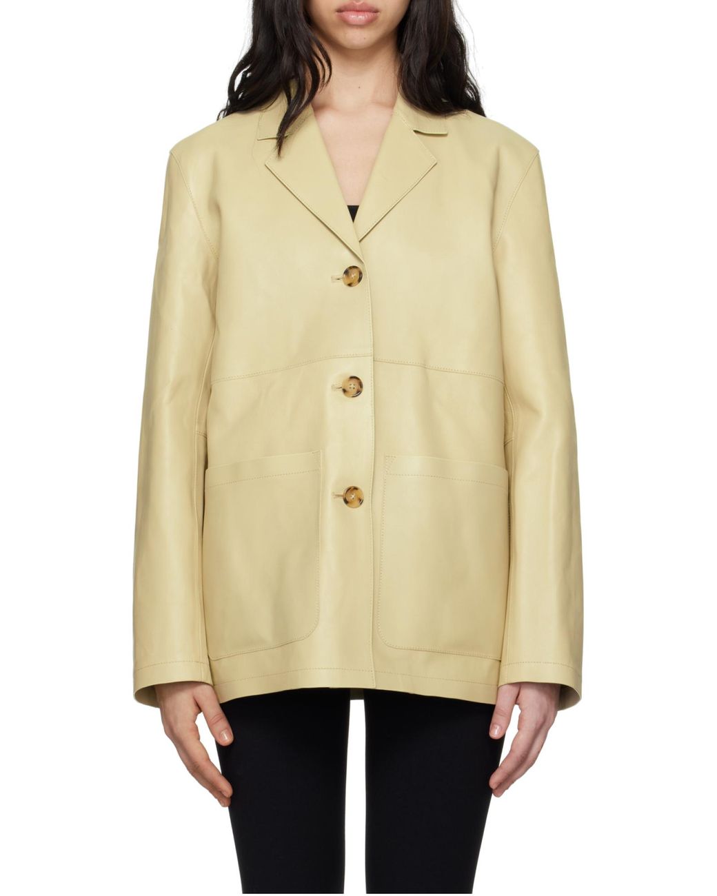 Totême Natural Totême Single Breasted Blazer