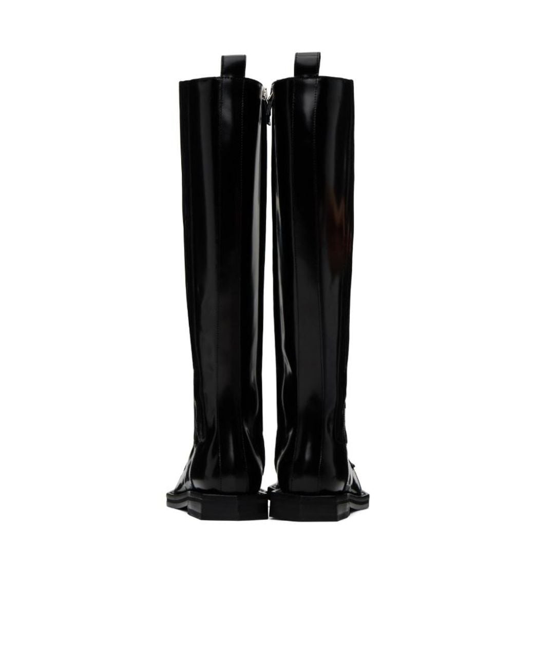 Coperni Black 3D Vector High Chelsea Boots