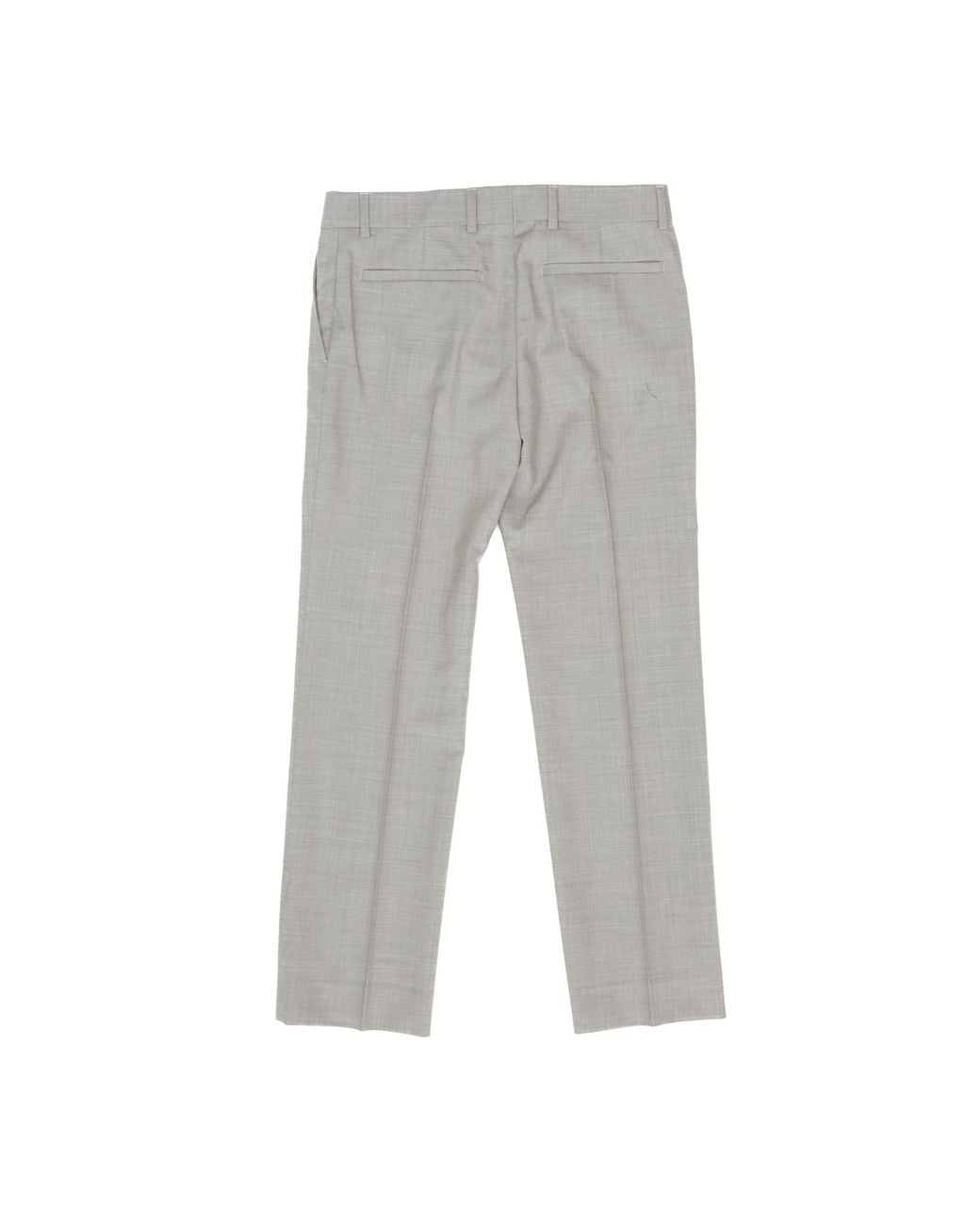 Totême Gray Totême Pleated Straight Leg Pants