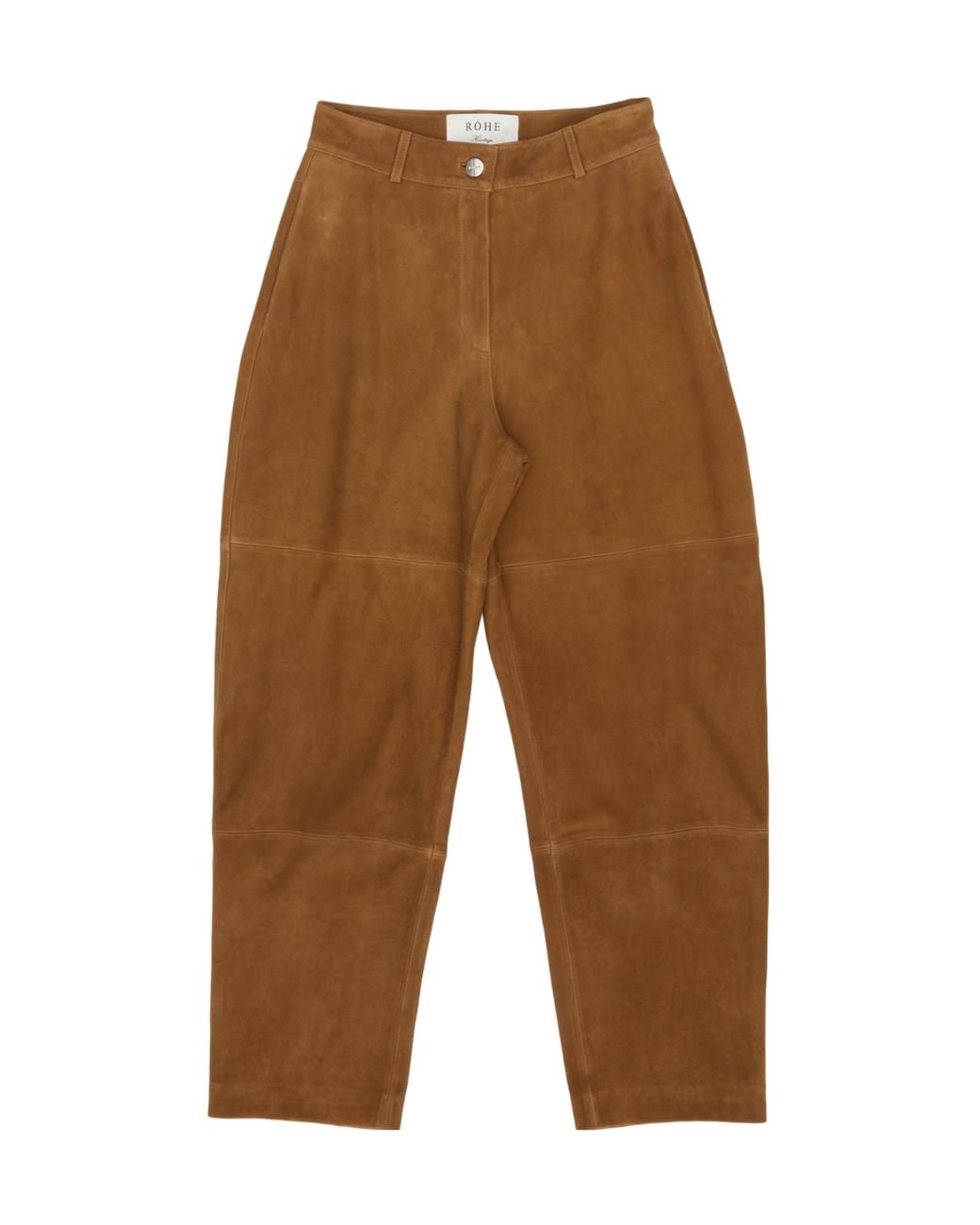 Rohe Brown Casual Trousers With Belt Loops