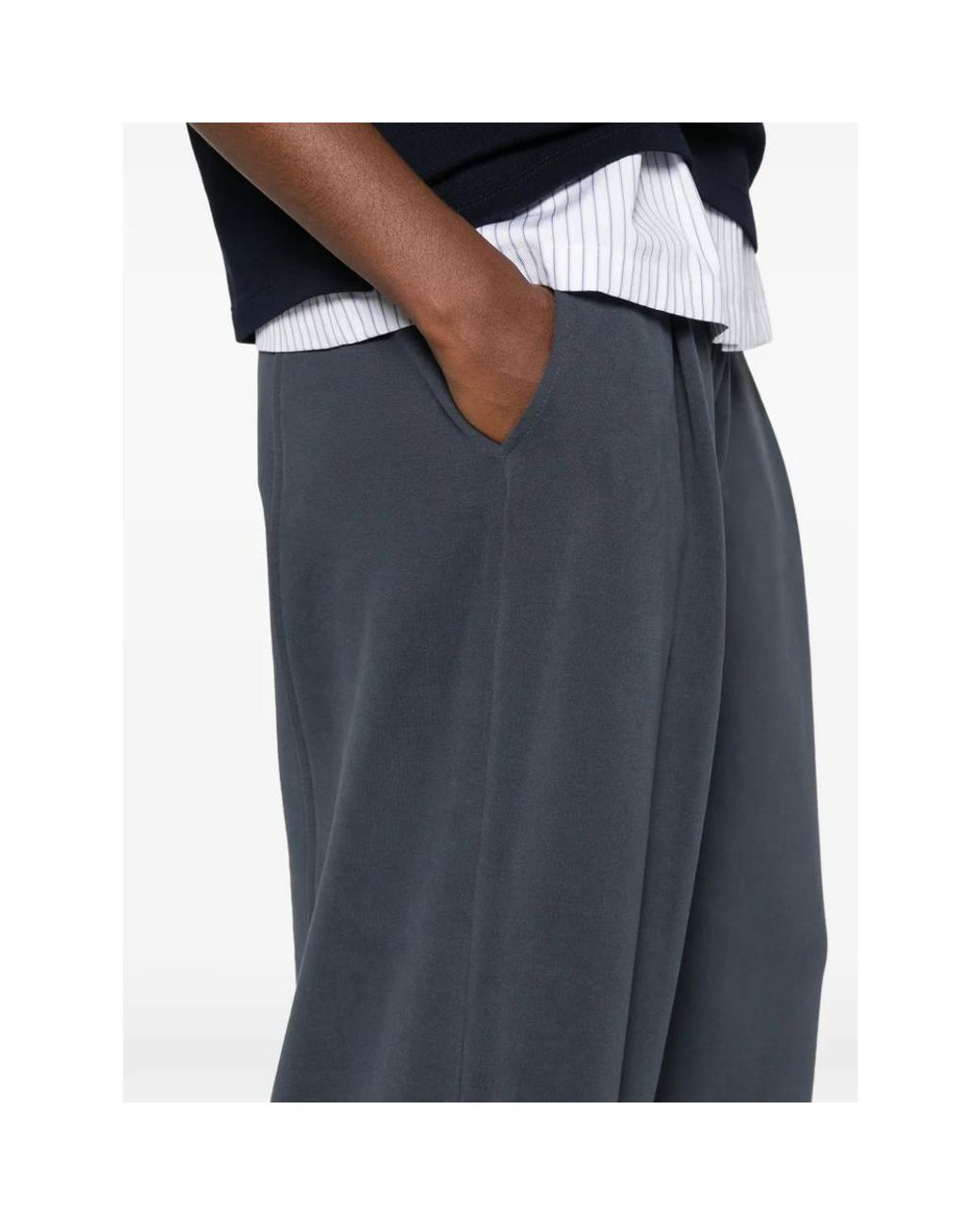 Brunello Cucinelli Blue Casual Pants With Pockets