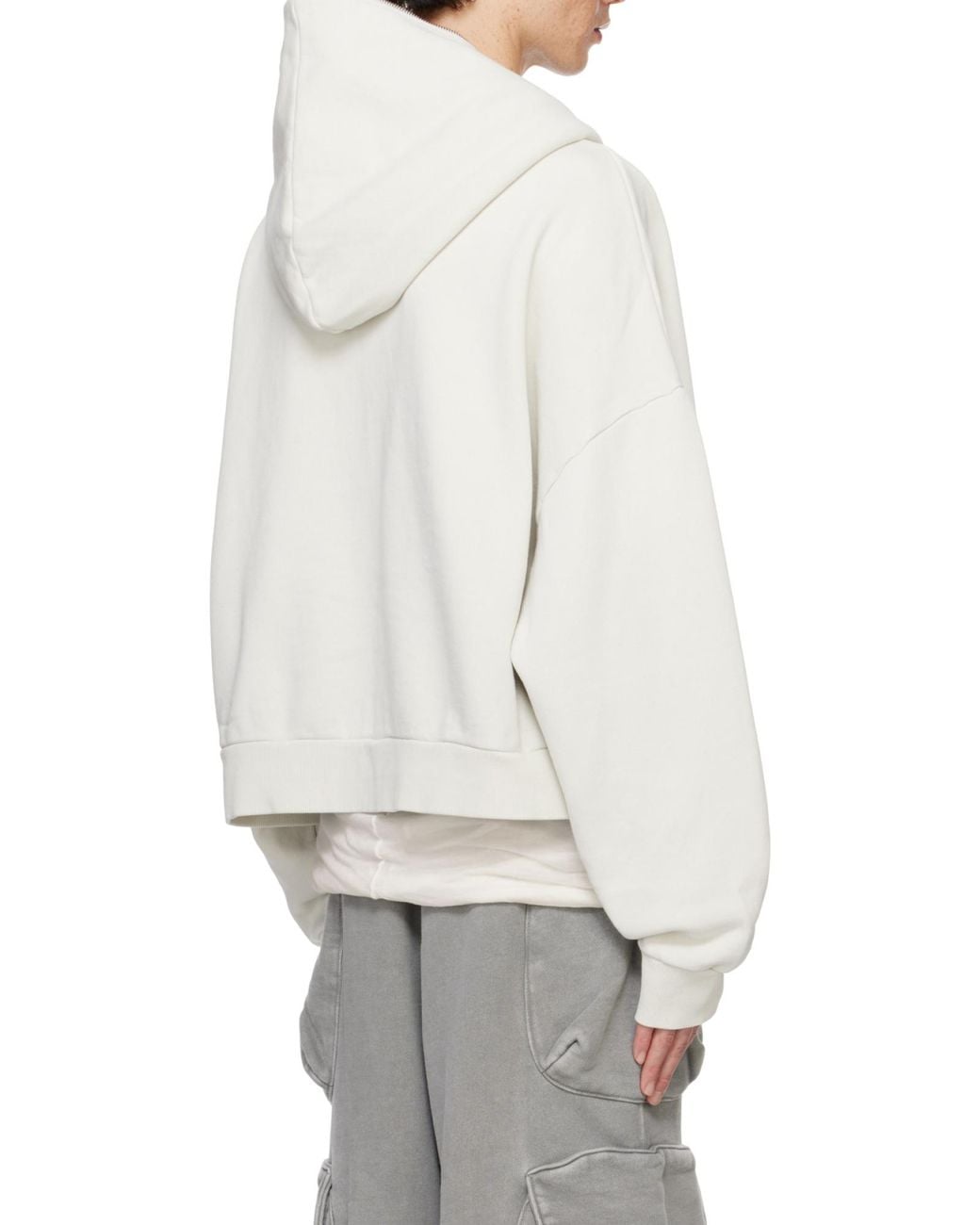 Entire studios Gray Eternal Full-Zip Hoodie for men