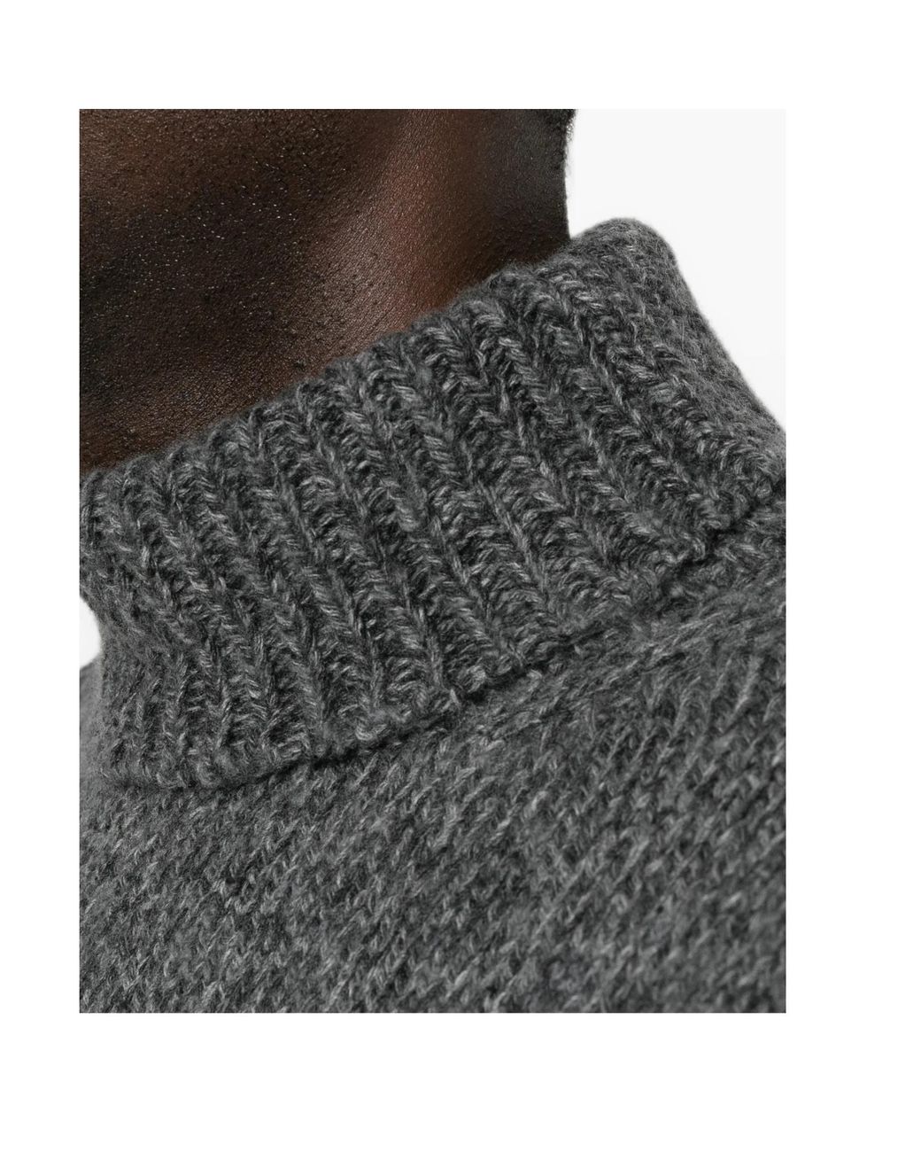 Our Legacy Gray Popover Turtleneck Knitted Jumper for men