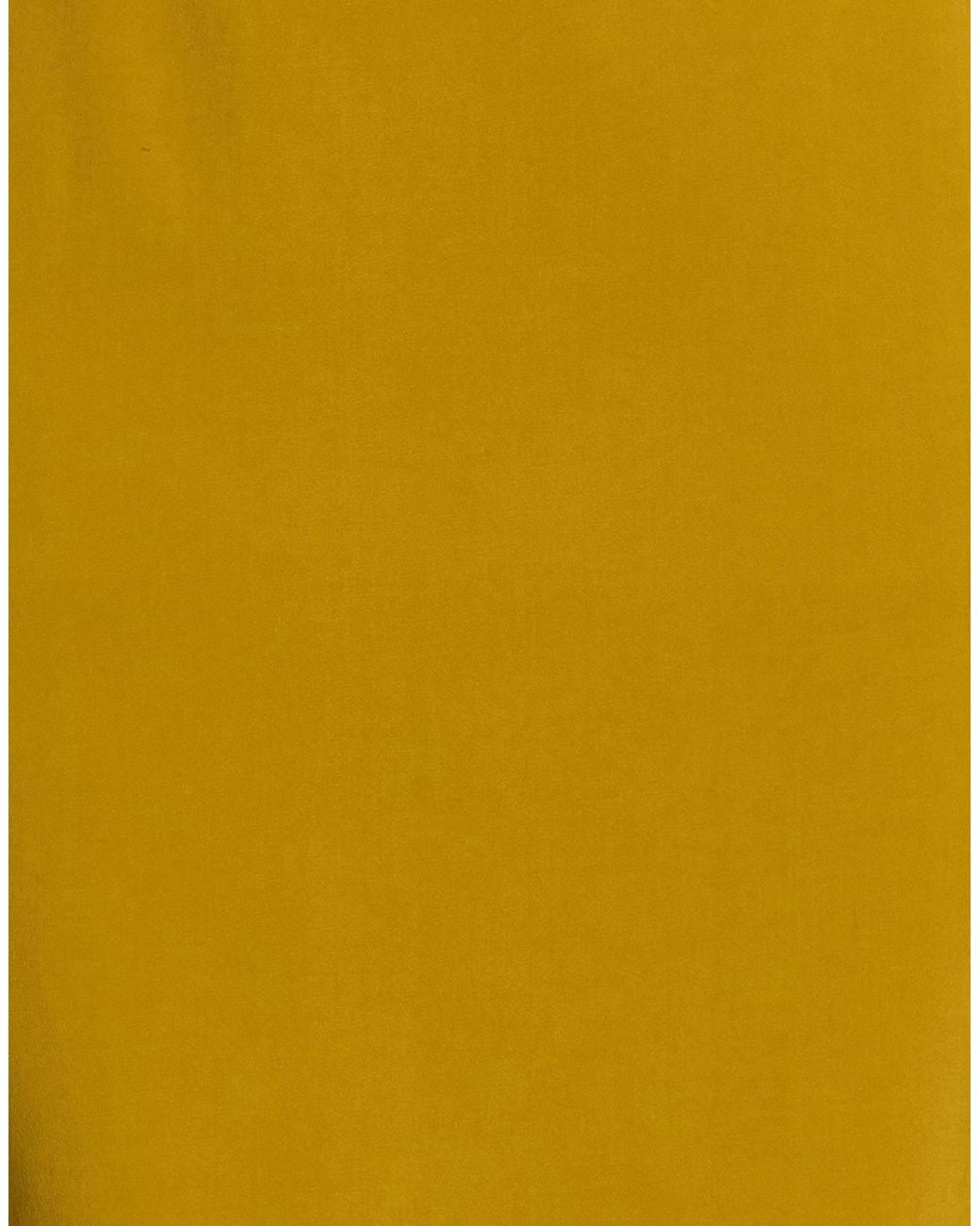Saint Laurent Yellow Simple Pencil Skirt