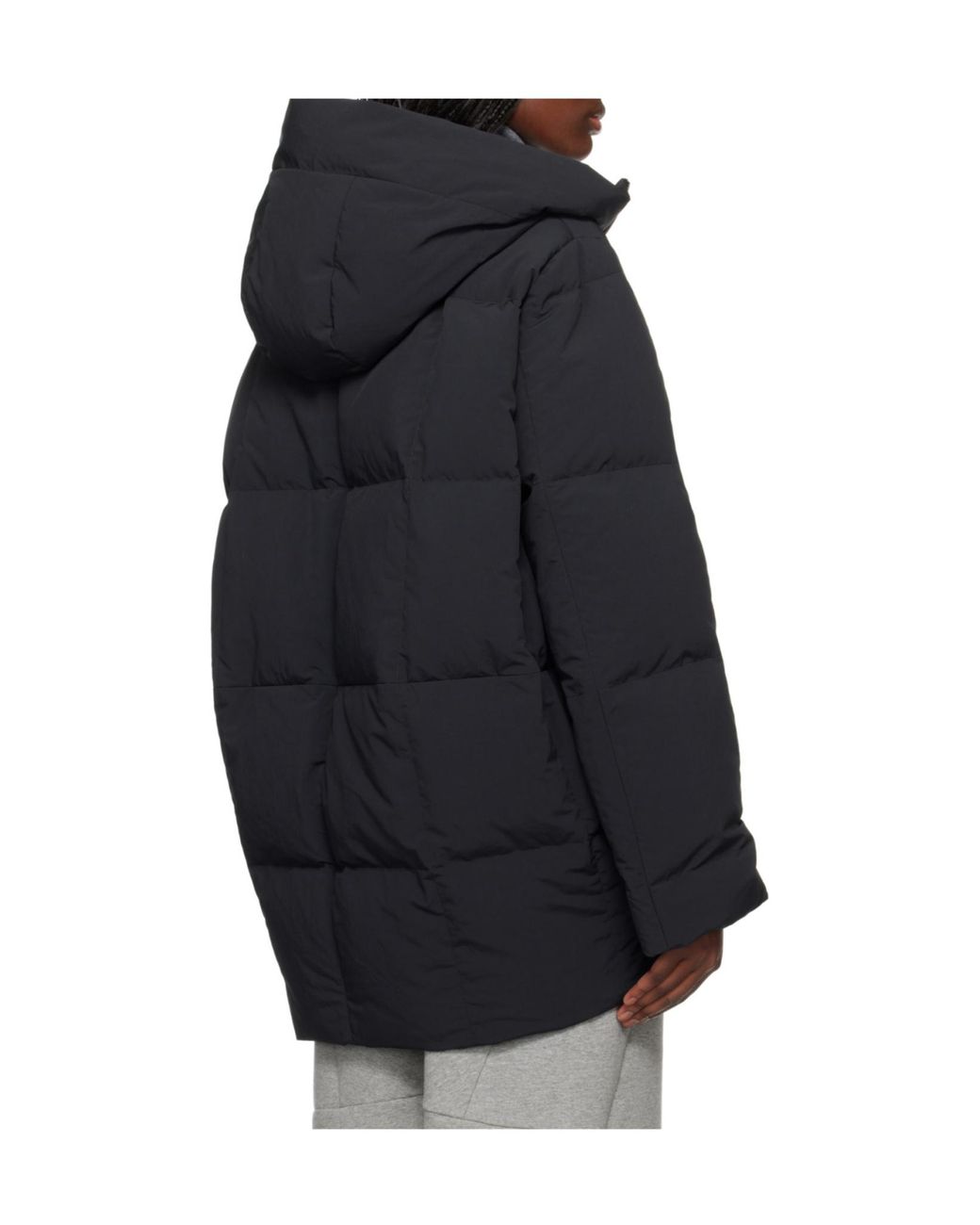Jil Sander Black Quilted Down Jacket