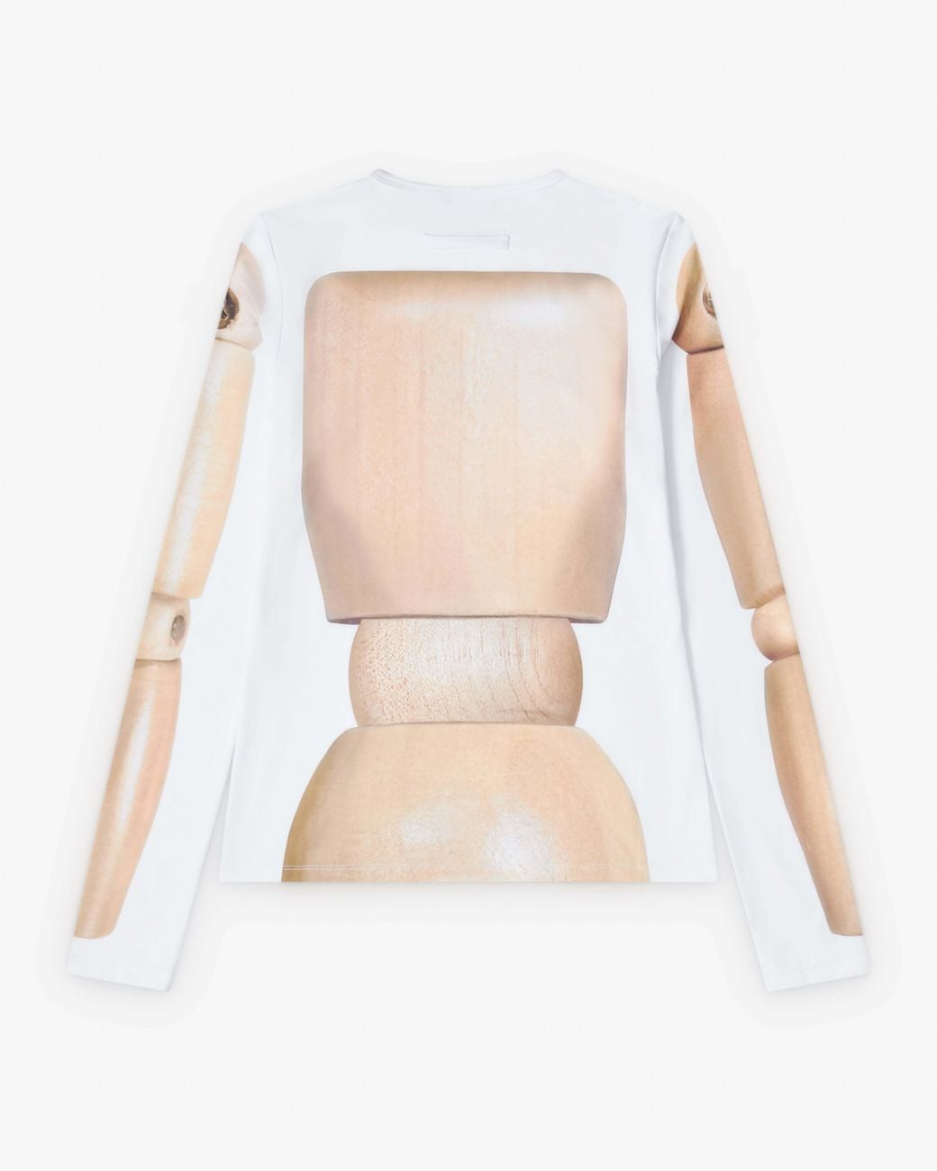 Jean Paul Gaultier White Le Top Wooden-Body T-Shirt