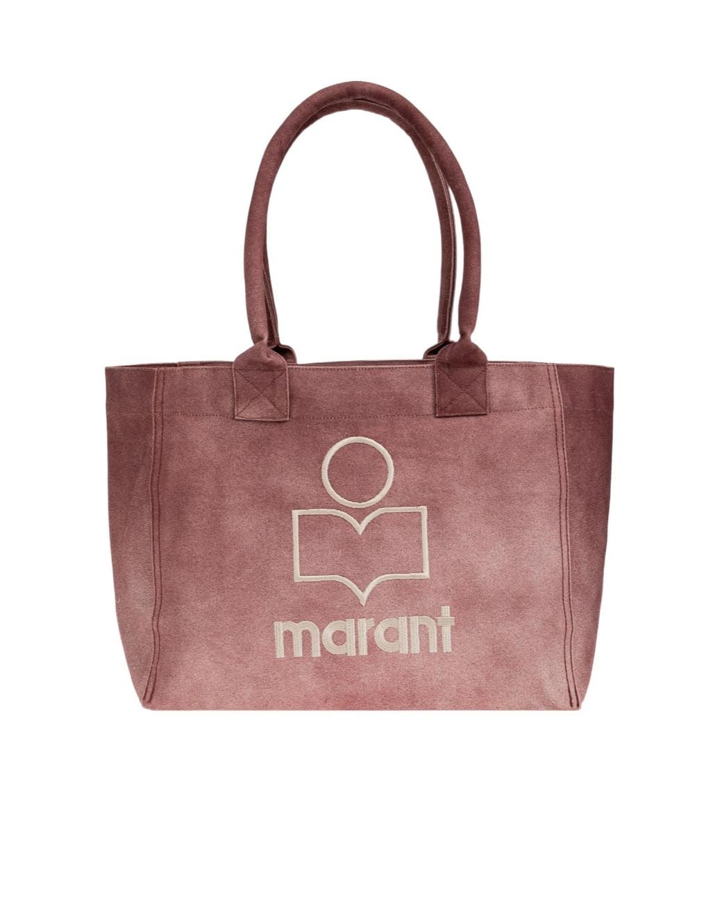 Isabel Marant Purple Yenky Logo Tote Bag