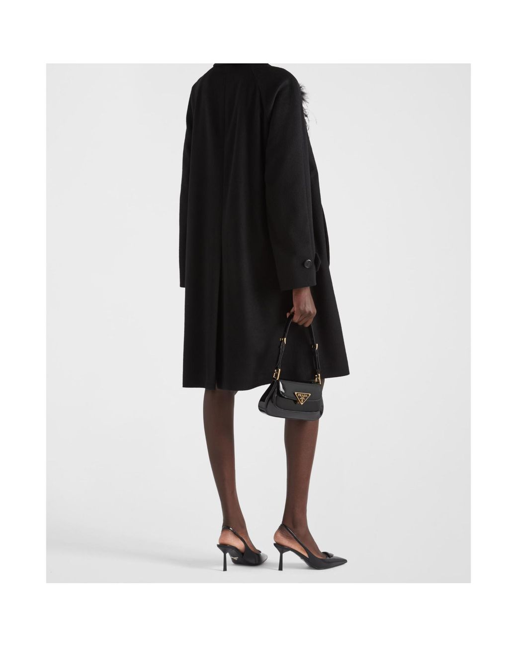 Prada Black Single-Breasted Coats