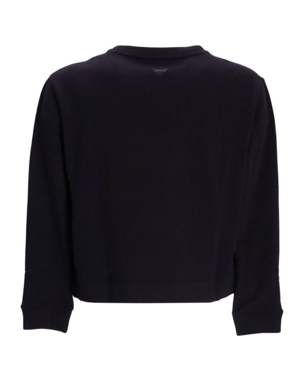 Emporio Armani Black Logo Crew Neck Sweater