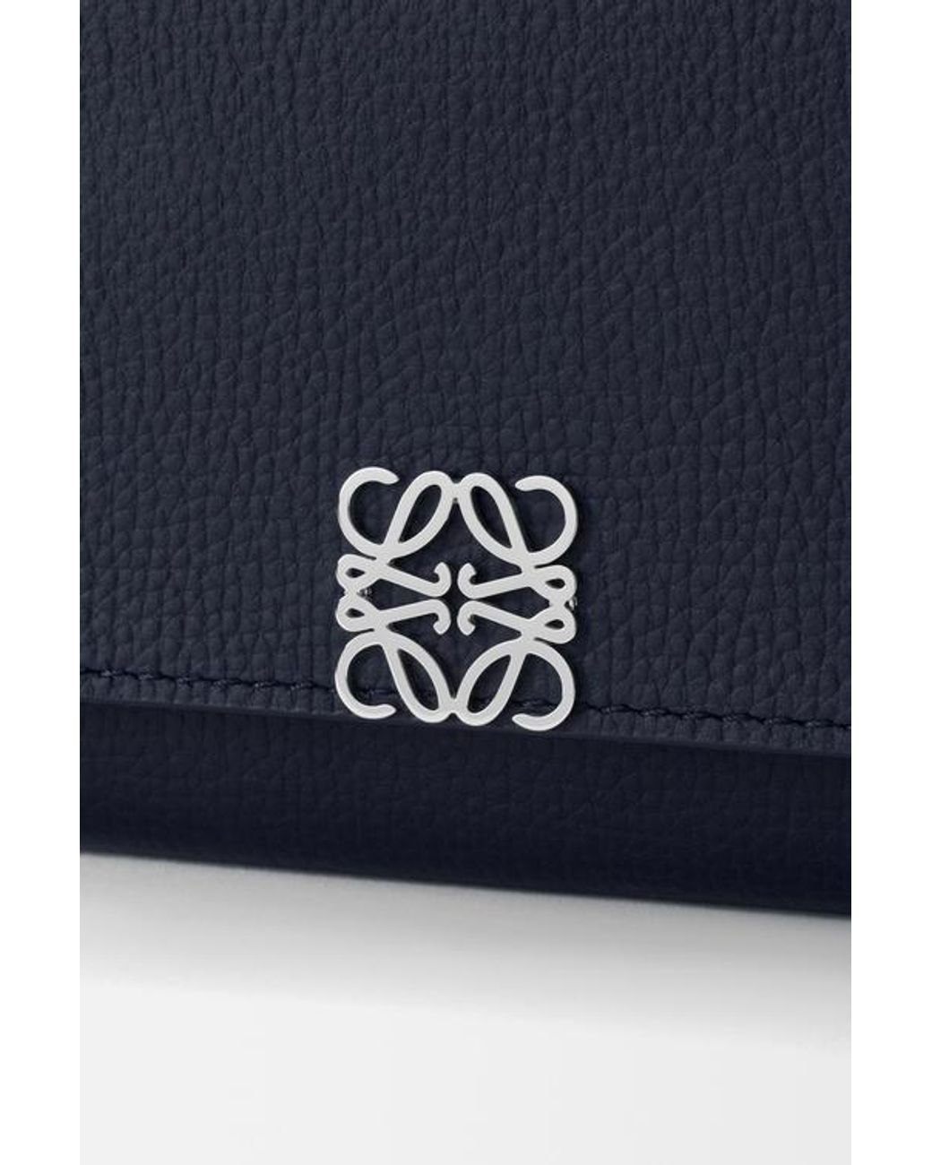 Loewe Blue Anagram Continental Wallet