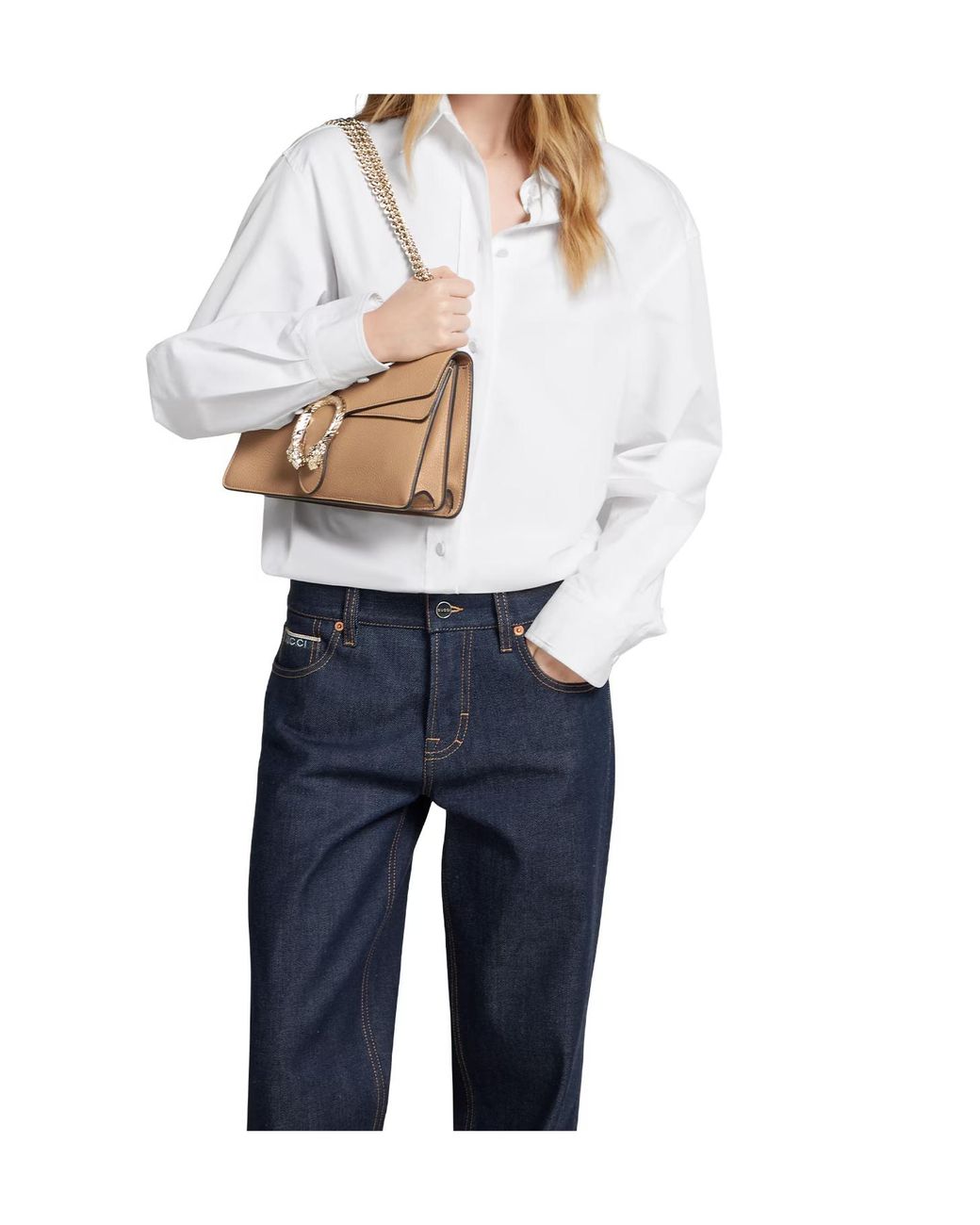 Gucci Natural Dionysus Medium Shoulder Bag