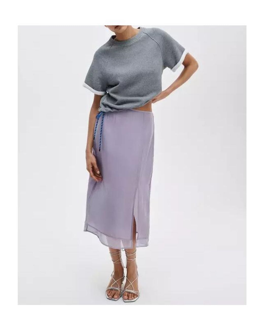 Rag & Bone Gray Vintage Terry Tee