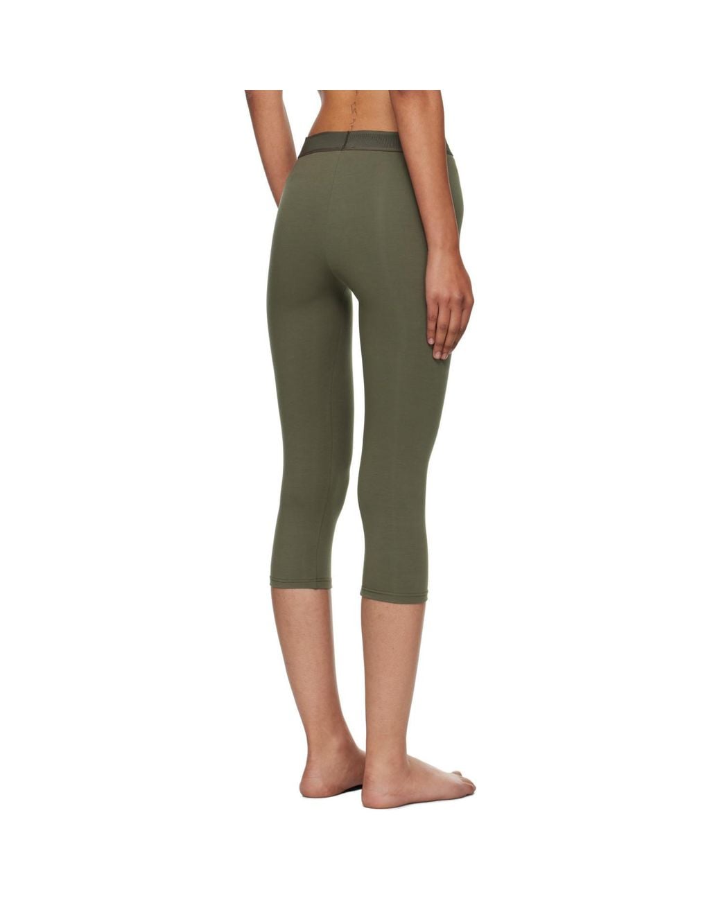 Tom Ford Gray Logoed Yoga Pants