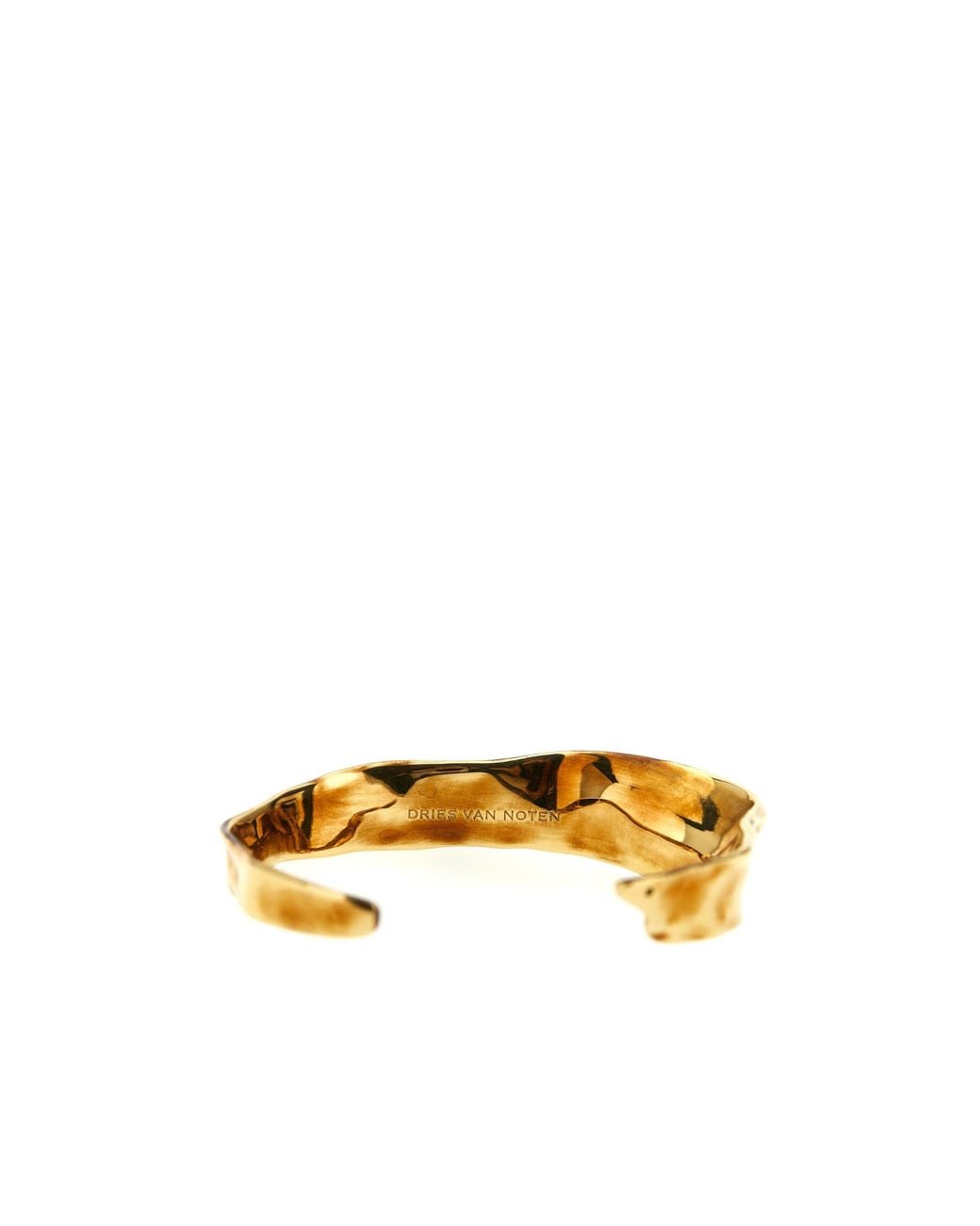 Dries Van Noten Metallic Embroidered Cuff Bracelet