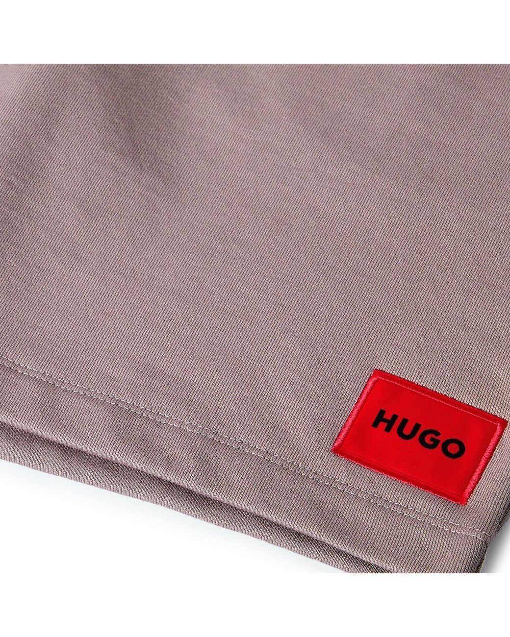 Boss Gray Jogger Fleece Shorts for men