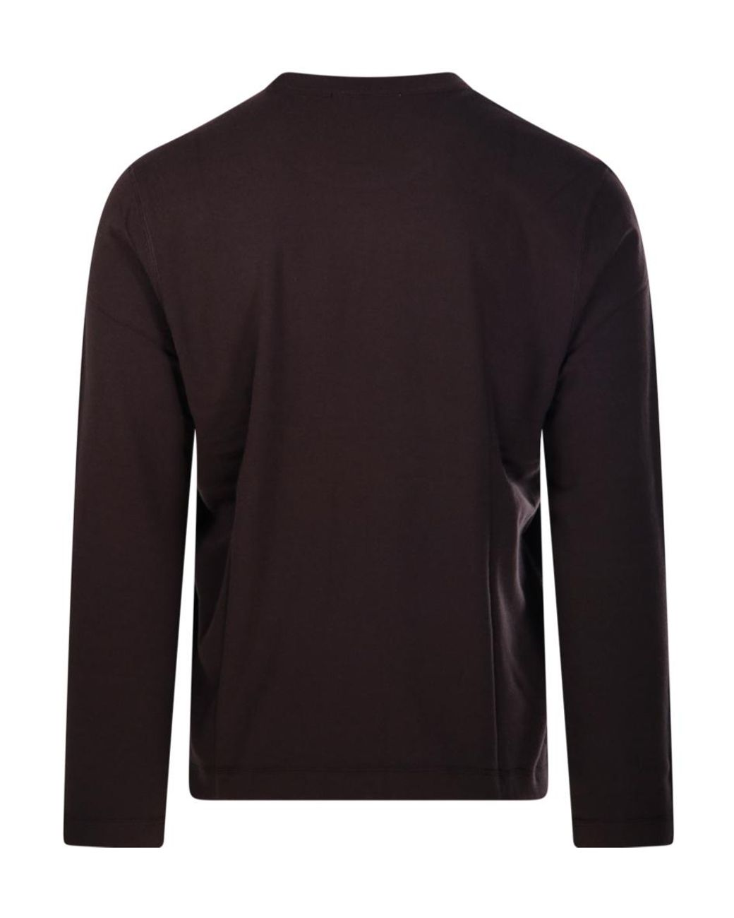 Officine Generale Black Officine Générale Long-Sleeve Crew-Neck T-Shirt for men