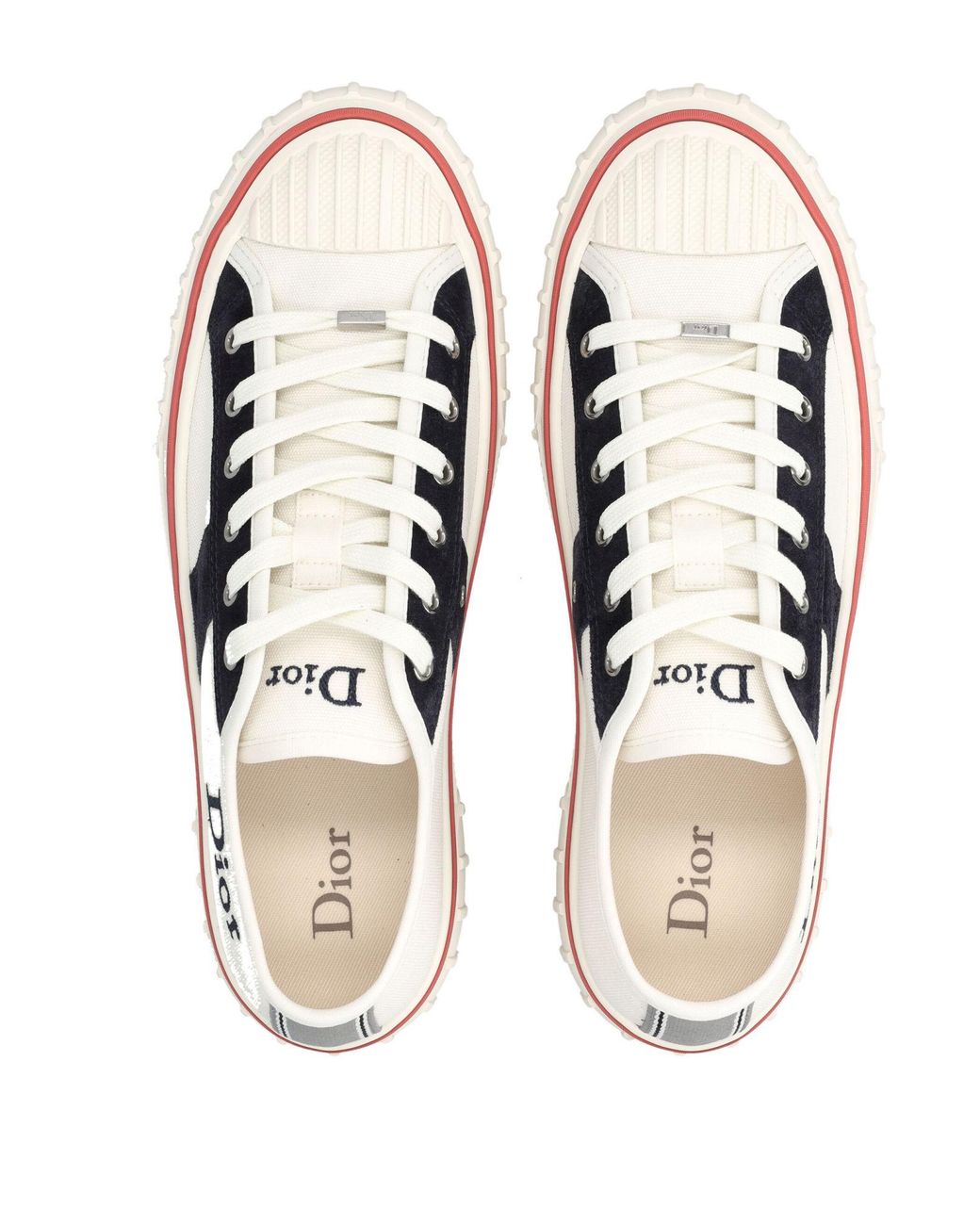 Dior Blue Hooper Low-Top Canvas Sneakers for men