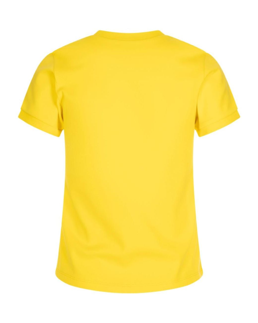 McQueen Yellow Skull Embroidered Crewneck T-Shirt
