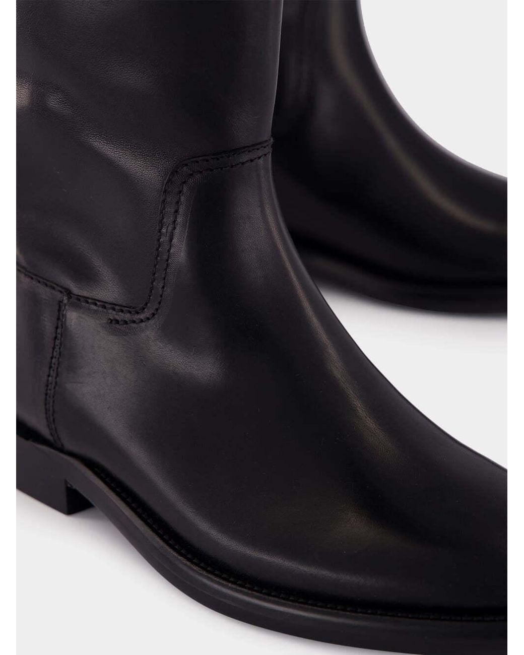 Paris Texas Black Idaho Leather Boots