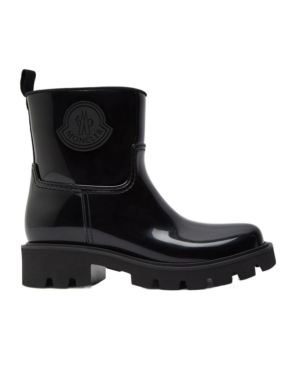 Moncler Black Waterproof Wellingtons