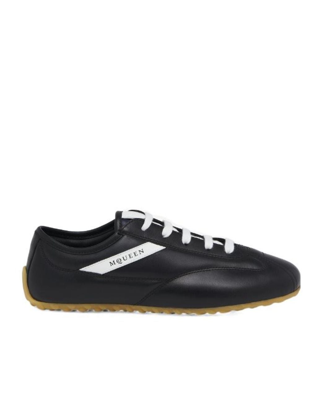 McQueen Black Boxe Low-Top Sneakers for men