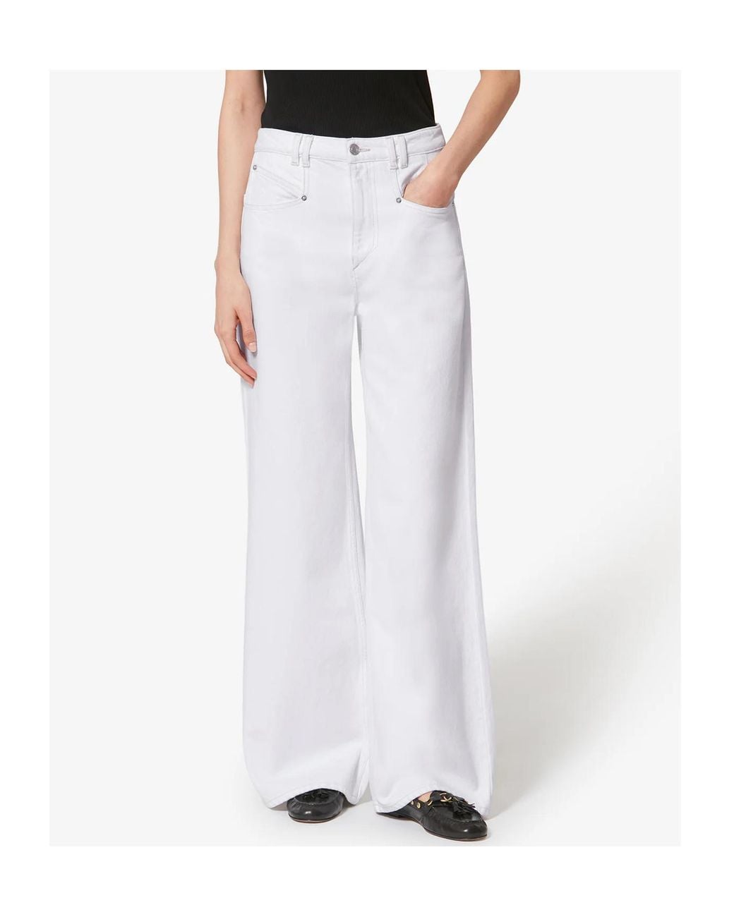 Isabel Marant White Lemony Jeans
