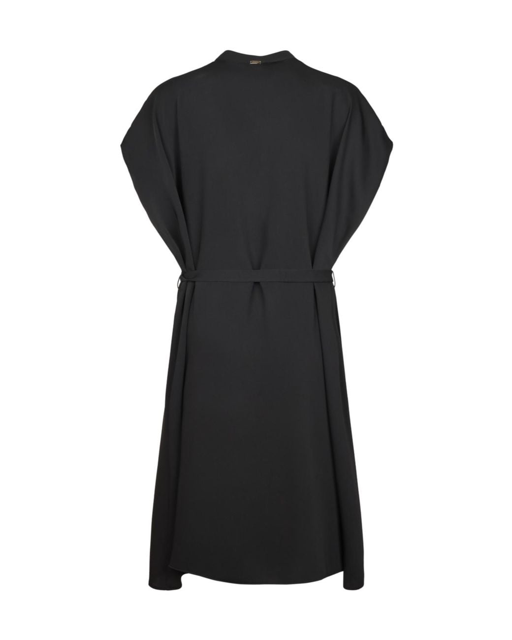 Herno Black Short Shirt Dress