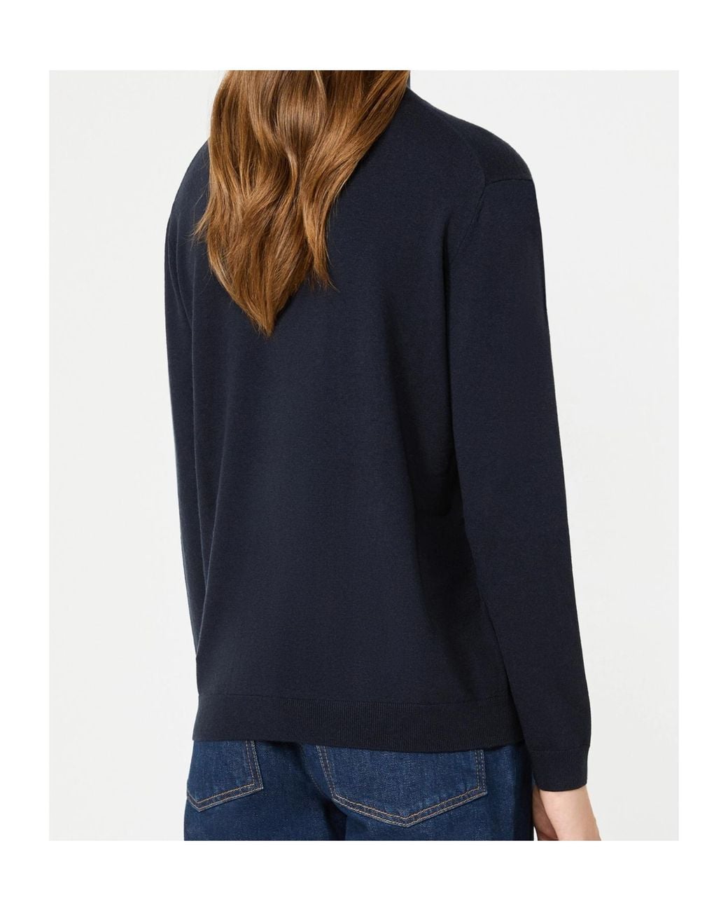 Weekend by Maxmara Blue Wkdkiku Turtleneck Knitted Sweater